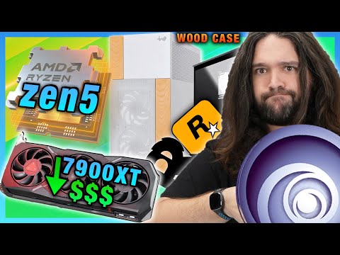 HW News - Ubisoft's Subscriptions, GPU Price Drops, Wood Cases, & AMD Zen 5 Production