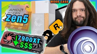 HW News - Ubisoft's Subscriptions, GPU Price Drops, Wood Cases, & AMD Zen 5 Production