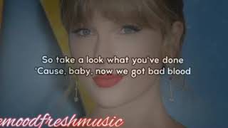 Taylor swift - Bad Blood ( official lyric video )