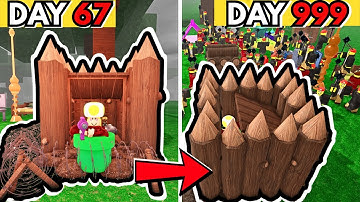 I Built the MINI SAFEST AFK BASE in 99 Nights in the Forest! Roblox