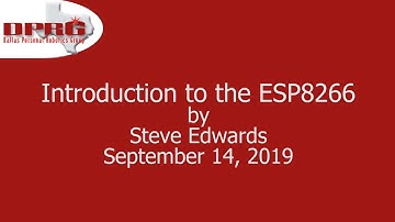 Introduction to the ESP8266