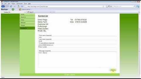 Testing - Contact Form