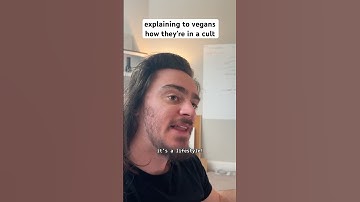 trying to explain to a vegan how they’re in a cult #shorts #comedy #funny