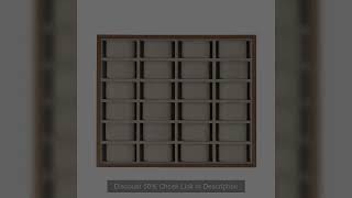 24 Slots Wood Watch Box Jewelry Storage Case Organizer Display Box Holder Tray