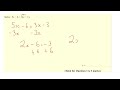 Solving Equations with Unknows Both Sides GCSE Maths Higher and Foundation