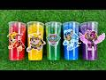 Paw Patrol X Sprunki/Action Figure/Chase/Funbot/Skye/Simon/Marshall/Sky/Everest/Grey