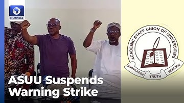 ASUU Suspends Warning Strike, Gives FG One Month To Address Demands