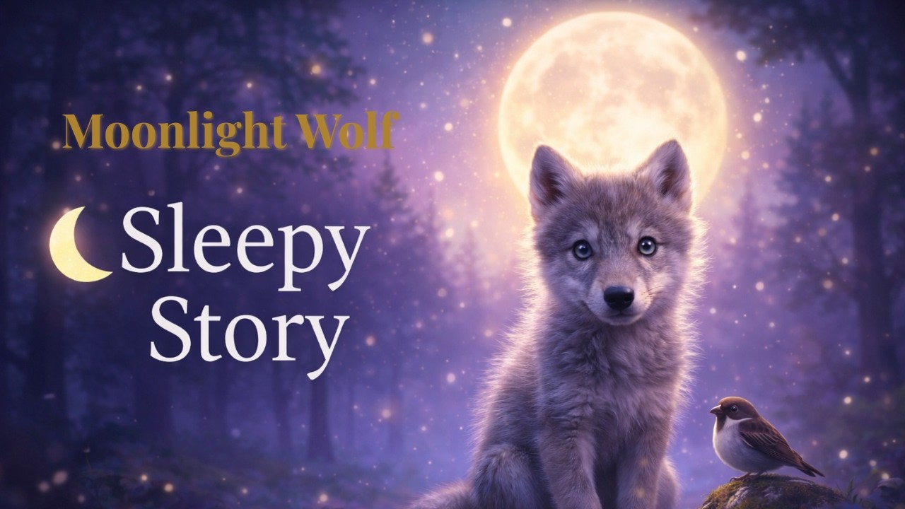 The Little Wolf Who Learned Stillness | Calm Bedtime Story for Kids #SleepyStory #Wolf