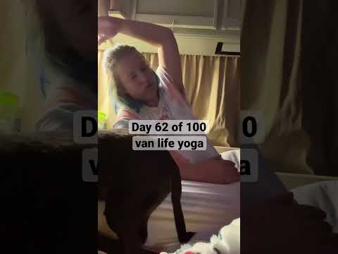 Day 62: 100-day challenge - van life yoga