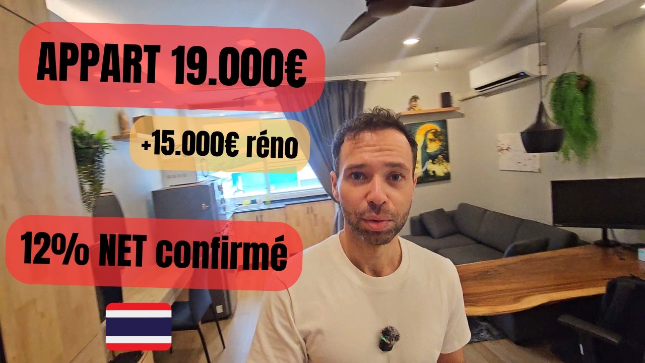 Mon condo en Thaïlande 19.000€ : 12% net, 0 vacance, meilleur emplacement Chiangmai