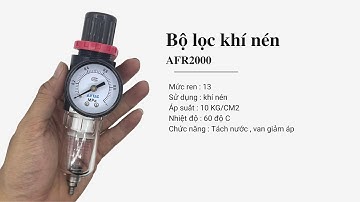 🌏Lọc tách nước chỉnh áp khí nén AIRTAC AFR2000
