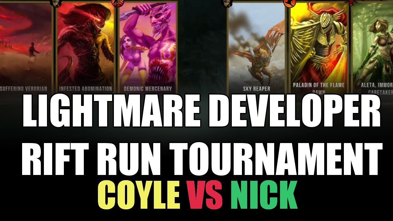 Coyle vs Nick | Lightmare Studios Internal Rift Run Tournament