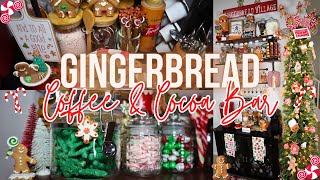 🎄Christmas 2023 Gingerbread Coffee & Cocoa Bar☕️ | Adorable Gingerbread Hot Cocoa Bar w/ Treat Ideas by Chez Tiffanie 6,252 views 5 months ago 9 minutes, 21 seconds