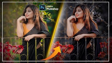 Black Tone Preset - Photoshop Tutorial | Black Moody Color Grading in Photoshop