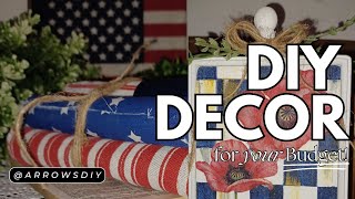 ✨️PATRIOTIC DIY HOME DECOR CRAFTS