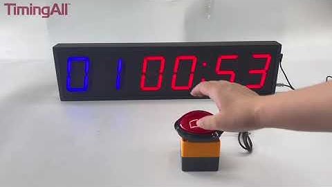 How to Start Stop Your Intervals with Big Button: One Press