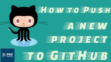 How to push a new project to GitHub