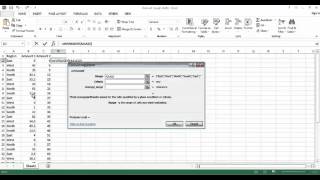 How to use the function AVERAGEIF on Excel 2013