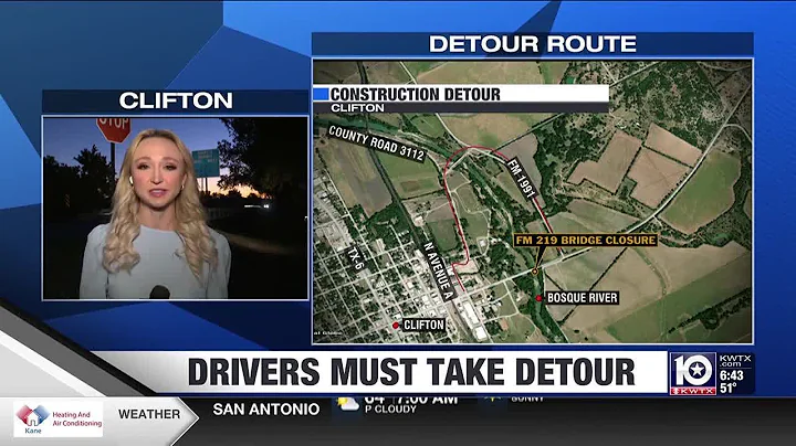 Central Texas bridge closure set to impact travelers for about two years