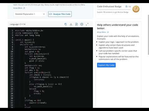 Append for OR || starters73 #codechef #solution codechef solution || 11th January 2023