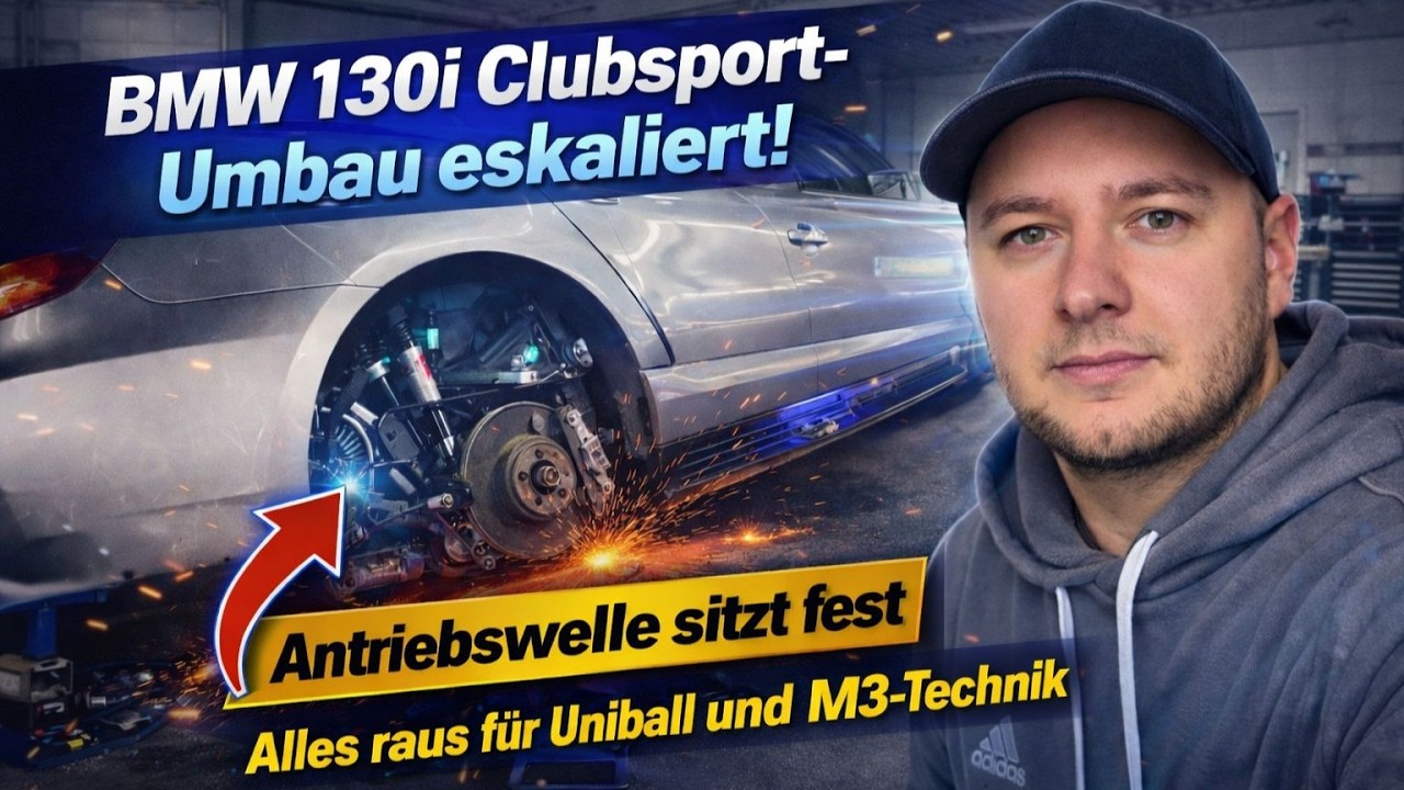 BMW 130i Clubsport-Umbau eskaliert! Alles raus für Uniball und M3-Technik