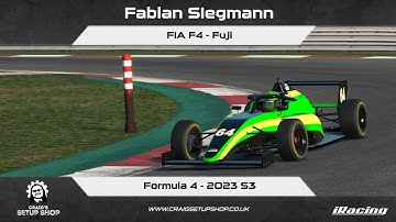 iRacing - 23S3 - FIA F4 - Formula 4 - Fuji - FS