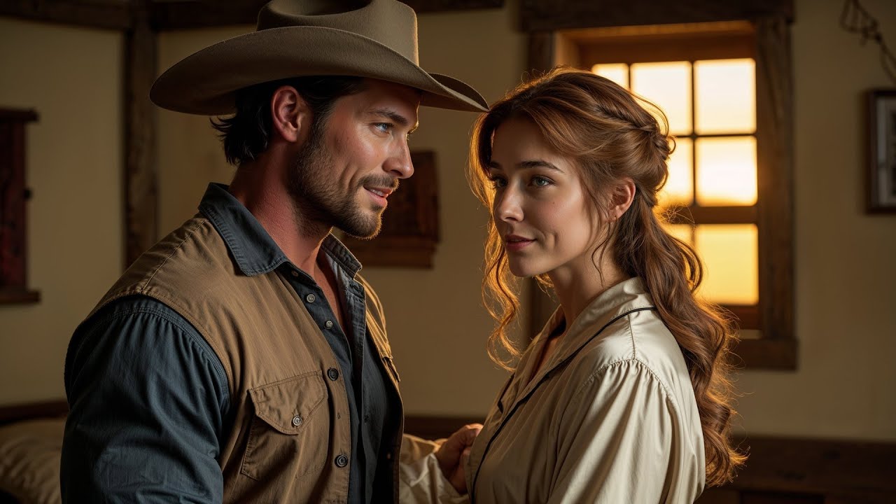 «Ты никогда не поместишься в моей постели», — прошептала она, а ковбой сказал: «Тогда спи на мне».