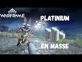 La meilleure méthode pour farm du platinium Warframe