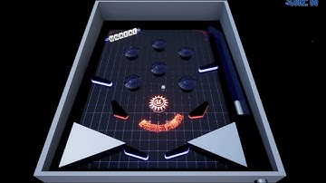 Unreal Engine: Tron-theme pinball WIP