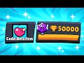 🔴 SON YAYIN.. 50.000 KUPAYA PUSHLUYORUM! Brawl Stars Canlı Yayını