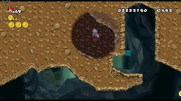 NSMBW Custom Level | Piranha Pipe Cave