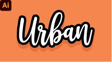 Adobe Illustrator Tutorial - How to Create Custom Typography (HD)