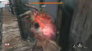【SEKIRO】葦名弦一郎をハメて勝つ攻略法【隻狼 セキロ】Boss ninja kill：genitirou
