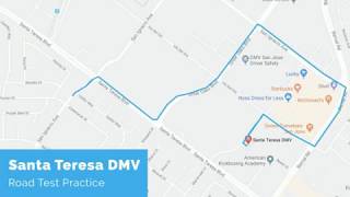 Santa Teresa DMV Road Test Route - powered by YoGov