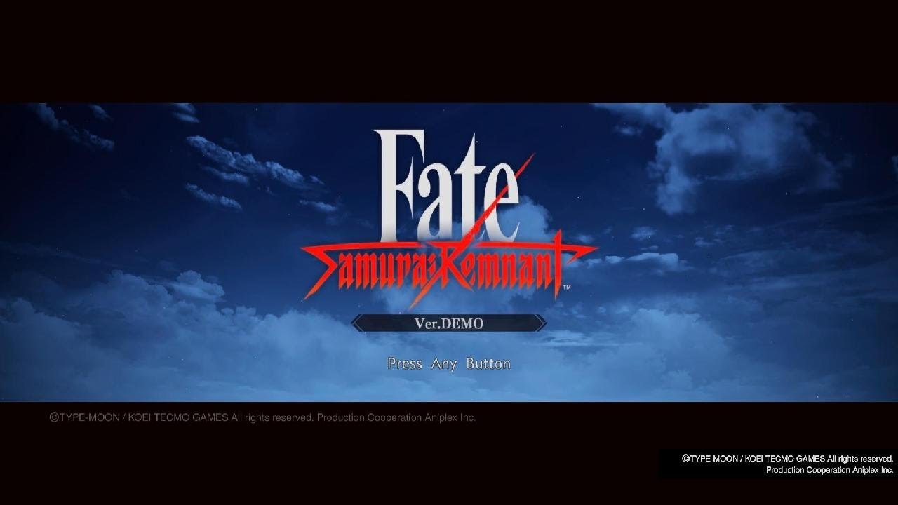 Fate/Samurai Remnant Gratis Free PS4 PS5 Demo - YouTube