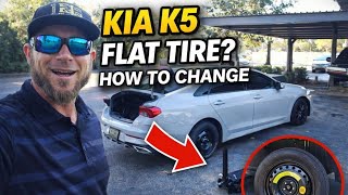 How to Change a Flat Tire on a Kia K5 (Step-by-Step Guide)