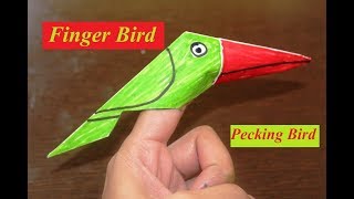 DIY - Origami Bird | Finger Bird - Easy to Fold Easy to Follow.