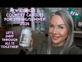 New kringlecountry candle 2024 springsummer candles  lets sniff all 12 new scents together