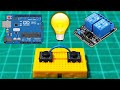 Arduino push button relay control