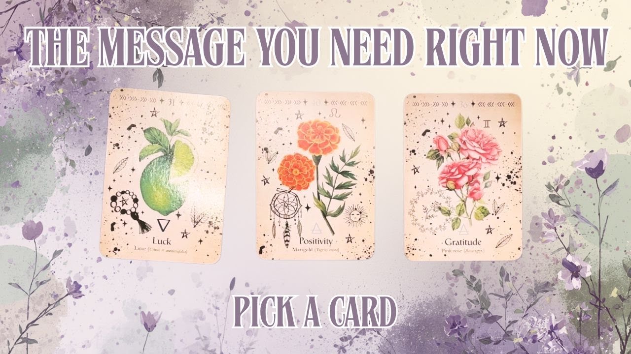 The message you need right now 💌 | PICK A CARD