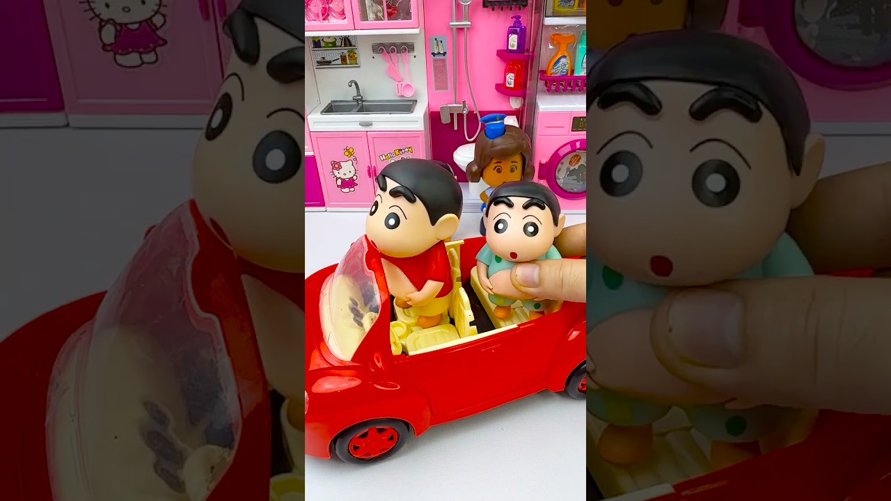 Shin Chan and friends Toy Fun ASMR#shorts #funny #toys #asmr #satisfying