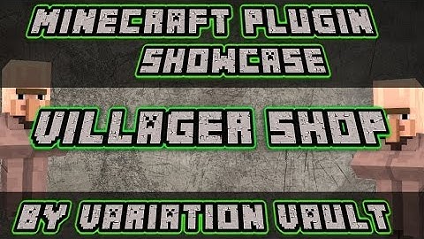 Minecraft Bukkit Plugin - Villager Shop - Set up shops in villager GUIs - [SHOP]