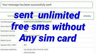 Send unlimited free sms (local +national + International) with out sim card and any apps screenshot 5