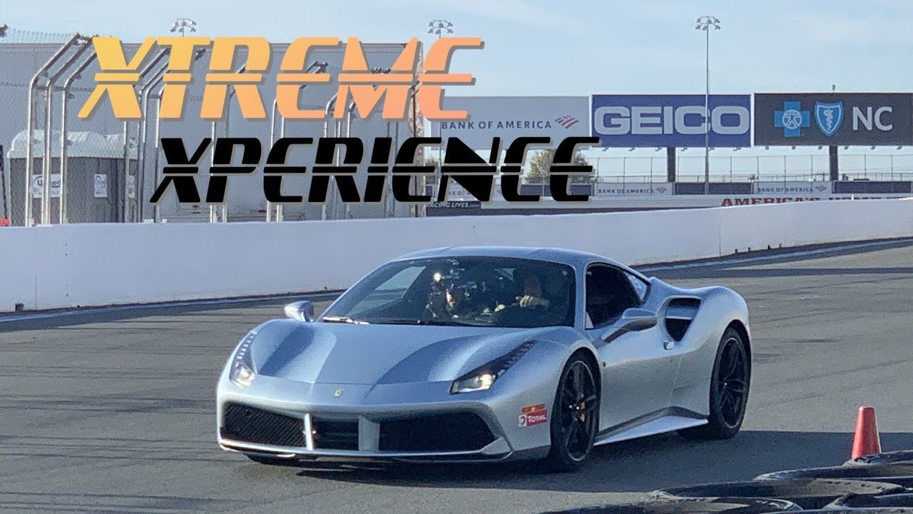 I DROVE A FERRARI 488 GTB // XTREME EXPERIENCE CHARLOTTE MOTOR SPEEDWAY