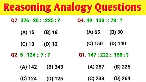 Reasoning Analogy Questions || Reasoning Practice Set ||  Analogy Previous year question tricks