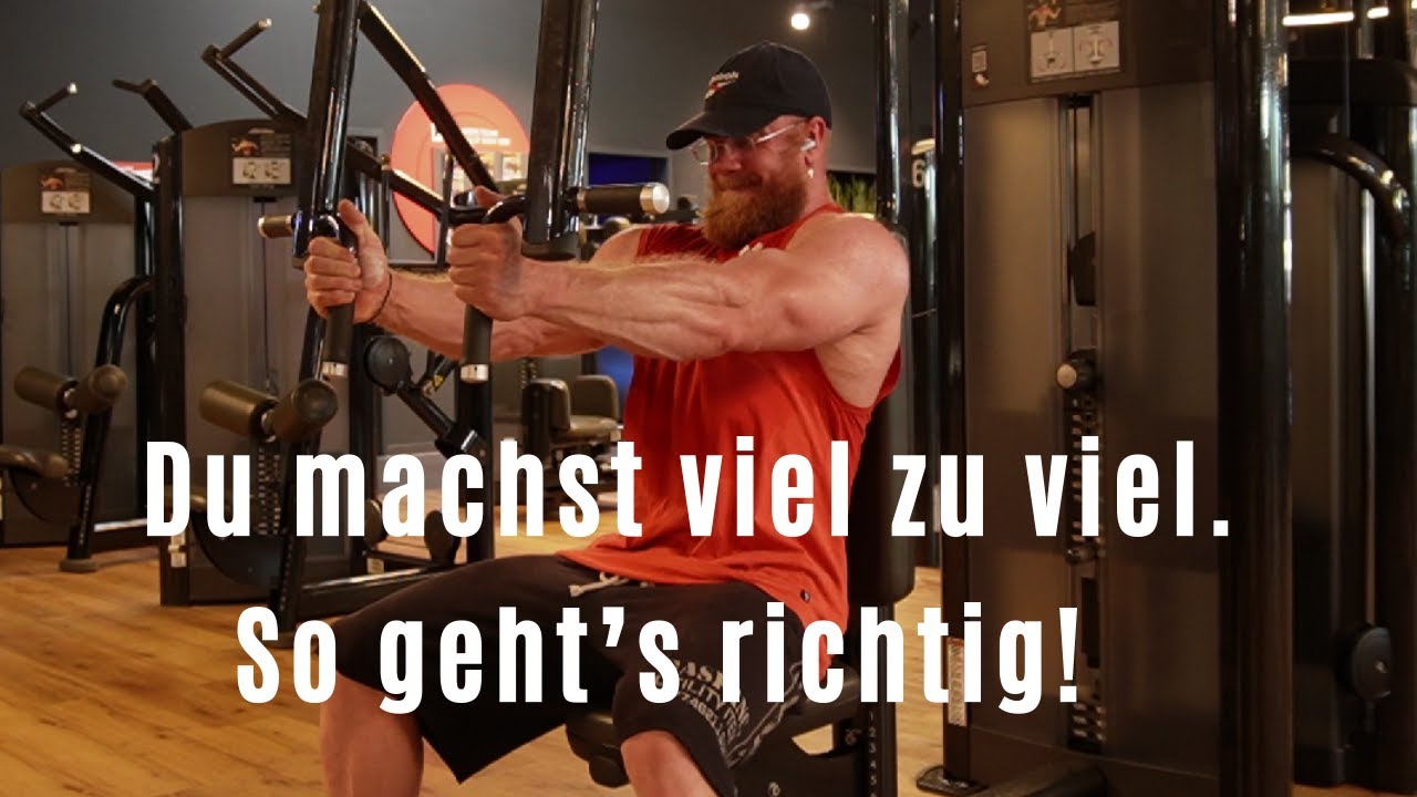 Trainingsvolumen erklärt: Zu viel Volumen killt deinen Muskelaufbau