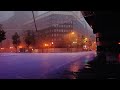 LOUD THUNDERSTORM HEAVY RAIN WALK at DAWN | MIDOUSUJI St. Osaka Japan | 4K ASMR Rain Ambience