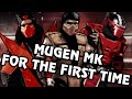 MK FAN GAMES Playing MUGEN MK For The FIRST TIME