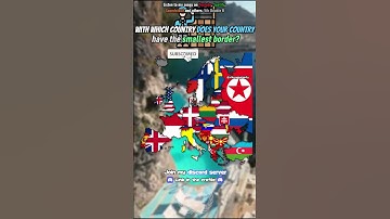 Smallest border with each country,SUB!#geography#europe#map#mapping#fyp#mapper#fypviralシ#viral#sub