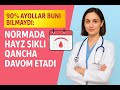90% AYOLLAR BUNI BILMAYDI! NORMAL HAYZ NECHA KUN KELADI? #ginekologiyatashkent #ayollaruchun